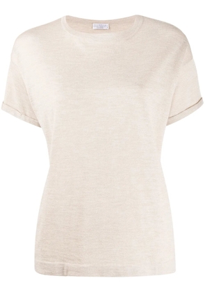 Brunello Cucinelli relaxed knitted top - Neutrals