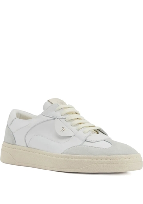 Giuseppe Zanotti Gz94 leather suede low-top sneakers - White
