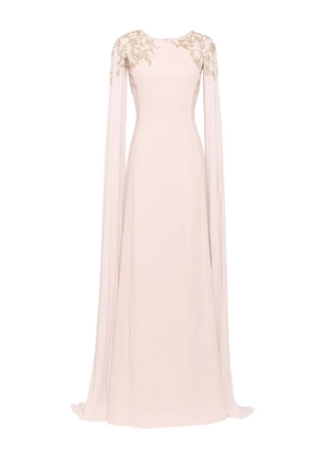 Saiid Kobeisy embellished crepe dress - Pink