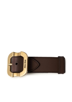 Miu Miu buckle-fastening bracelet - Brown