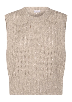 Brunello Cucinelli knitted jumper - Neutrals
