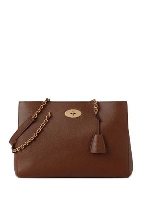 Mulberry Lily chain tote bag - Brown