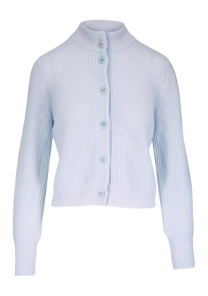 Kinross Cashmere button-fastening cardigan - Blue