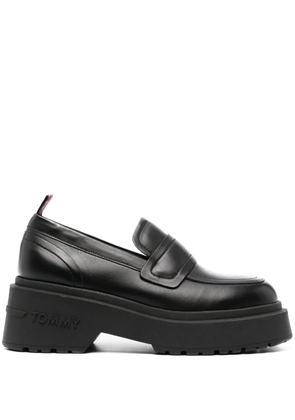 Tommy Jeans Ava leather loafers - Black