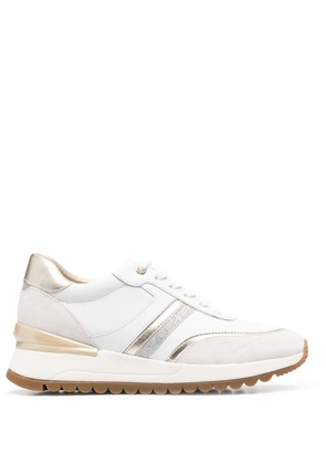 Geox Desya metallic-effect sneakers - White