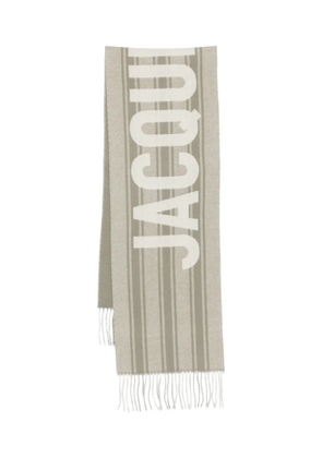 Jacquemus JACQUEMUS LECHARPE JACQUEMUS STRIPED WOOL SCARF - Neutrals