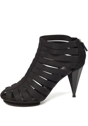 Gucci Pre-Owned 100mm platform booties - Black