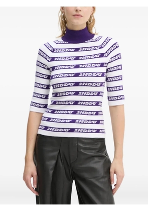 Day Birger Et Mikkelsen striped roll-neck knitwear - White