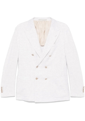 Eleventy double-breasted blazer - Grey