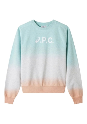 A.P.C. Stone Dip Dye sweatshirt - Blue