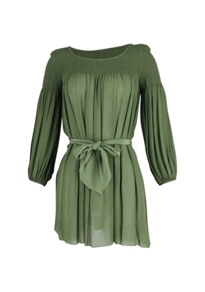 Temperley London silk mini dress - Green