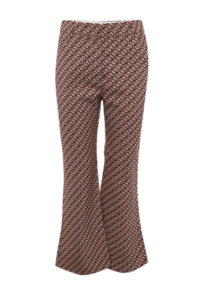 Stella McCartney Pre-Owned monogram-print trousers - Red