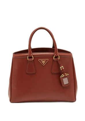 Prada Pre-Owned Saffiano Parabole leather tote bag - Brown