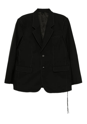 Mastermind Japan logo-embroidered blazer - Black