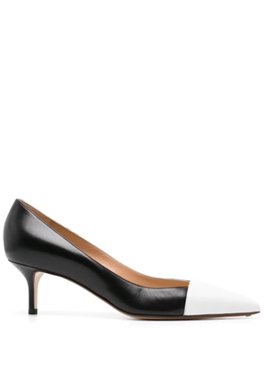Francesco Russo 55mm leather pumps - Black