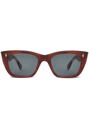 Garrett Leight square-frame sunglasses - Brown