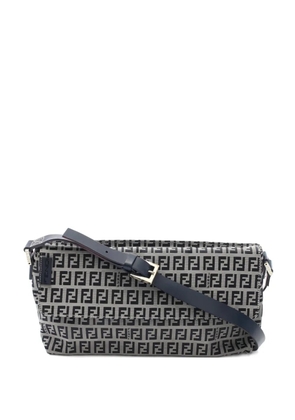 Fendi Pre-Owned 2000s Zucchino FF-logo shoulder bag - Grey
