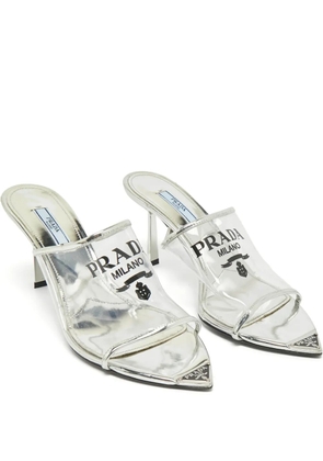 Prada Pre-Owned logo-detail sandals - White