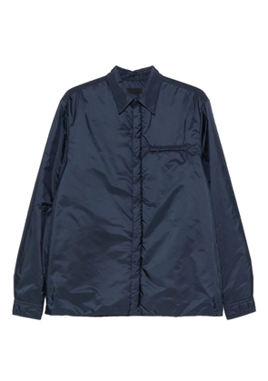 Prada Linea Rossa zip-pocket overshirt - Blue