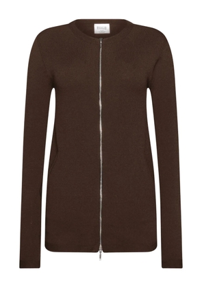 Wolford zip-front wool cardigan - Brown