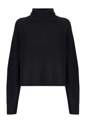Laneus turtleneck raglan-sleeves sweater - Black