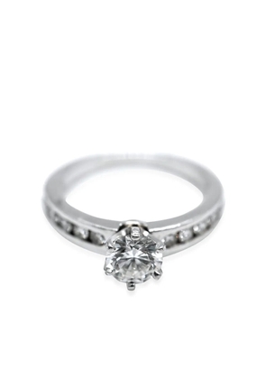 Tiffany & Co. Pre-Owned platinum diamond engagement ring - Silver