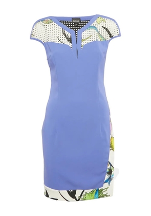 Just Cavalli perforated-detail dress - Purple
