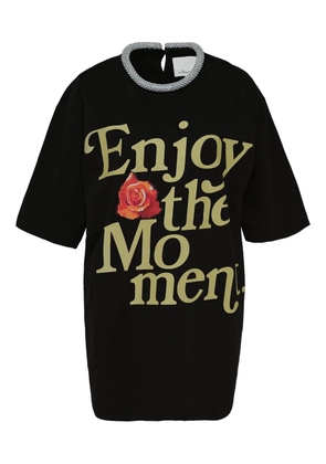 3.1 Phillip Lim embellished-neck T-shirt - Black