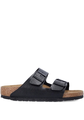 Birkenstock Arizona BS lizard-print sandals - Black