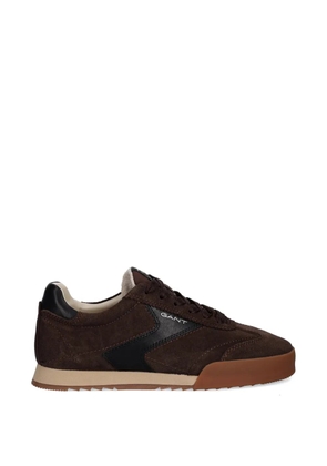 Gant lace-up logo-detail sneakers - Brown