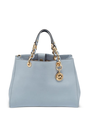 Michael Kors Vintage pre-owned Cynthia leather tote bag - Blue