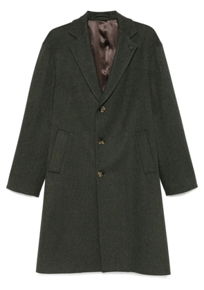 Lardini virgin wool coat - Green