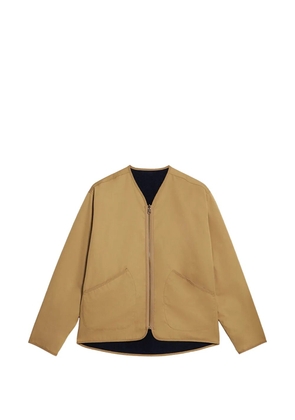 Fortela Sherpa reversible zip jacket - Neutrals