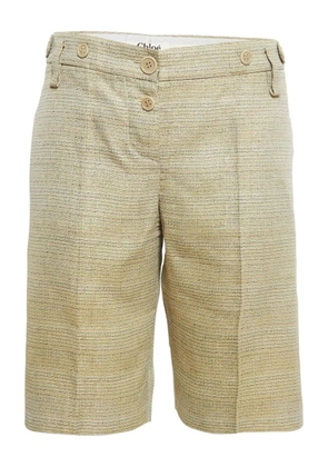 Chloé Pre-Owned button-fastening shorts - Neutrals