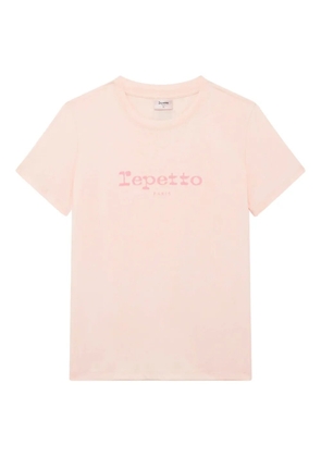 Repetto logo-print cotton T-shirt - Pink