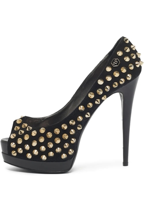 Philipp Plein studded-embellishment pumps - Black