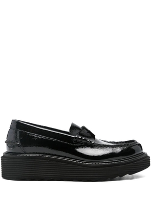 Pedro Garcia 40mm Sloan platform loafers - Black