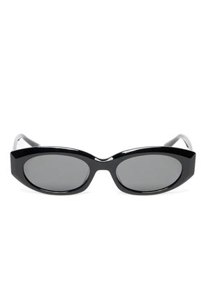 A BATHING APE® oval-frame sunglasses - Black