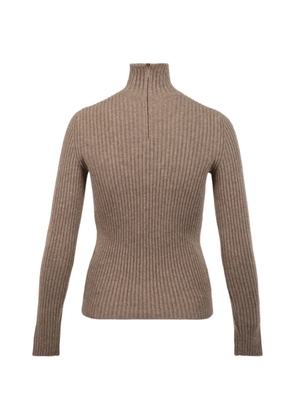 Max Mara Aral1234 ribbed turtleneck sweater - Neutrals