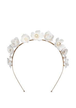 Jennifer Behr Karissa Headband - White