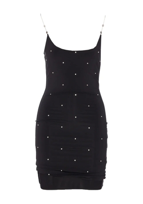 AMIRI crystal-embellished mini dress - Black