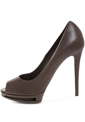 Le Silla leather heeled pumps - Brown