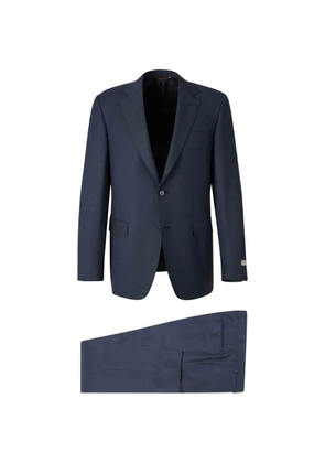 Canali button double-breasted suit - Blue