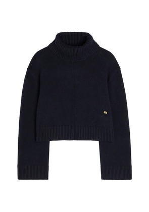 GANNI turtleneck sweater - Blue