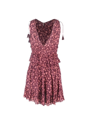 Ulla Johnson Noelle floral-print mini dress - Red