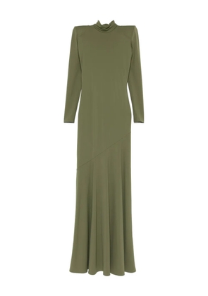 V:PM ATELIER Irma long-sleeve maxi dress - Green