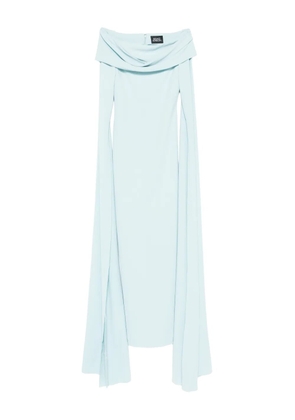 Solace London The Nuri off-shoulder maxi dress - Blue