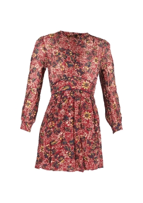 Ba&Sh floral printed long sleeve dress - Red