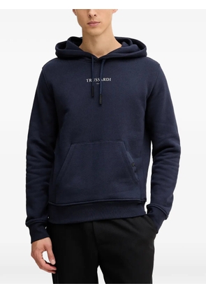 Trussardi pocket hoodie - Blue