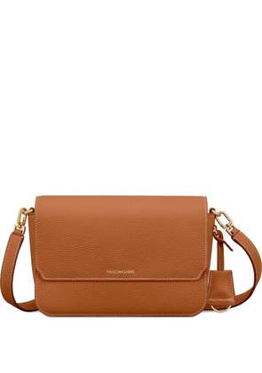 MAISON de SABRÉ Medium Leather Flap Bag - Brown